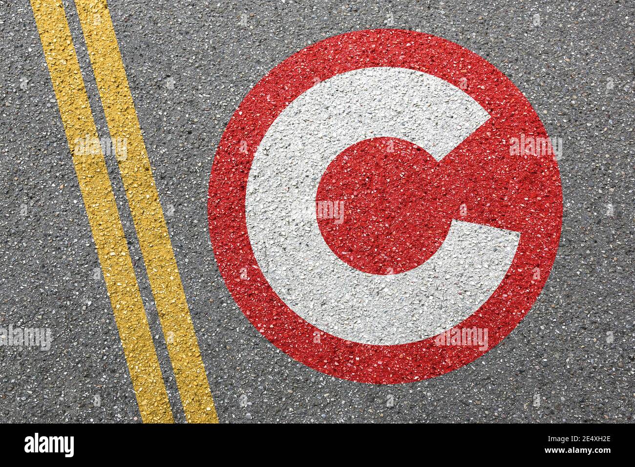 Frais de congestion ville de Londres péage rue ville payer payer concept de zone d'affichage Banque D'Images