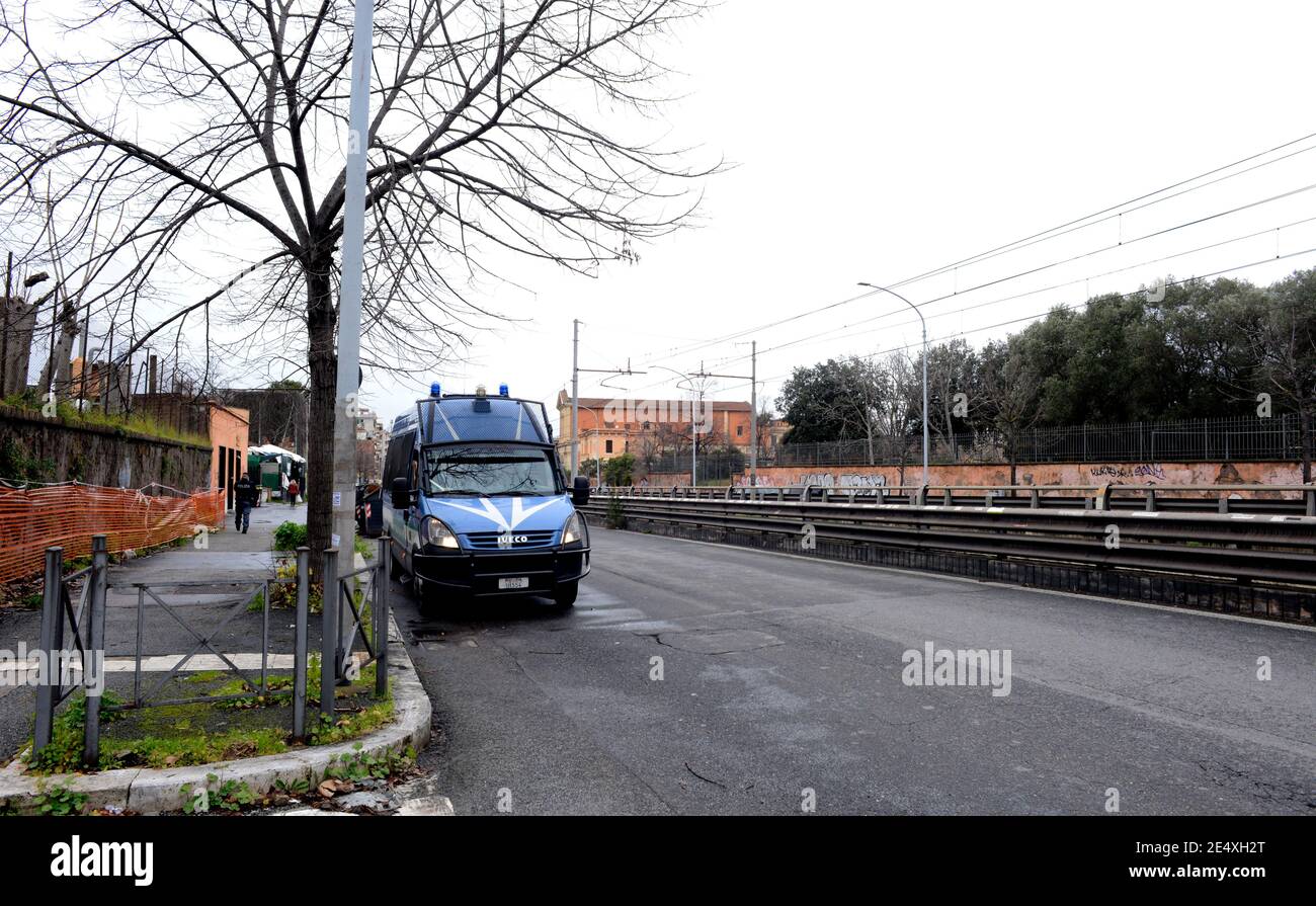 Roma, Prosegue l'occupazione del liceo classico-linguistico Kant, da parte degli studenti in lotta. Banque D'Images