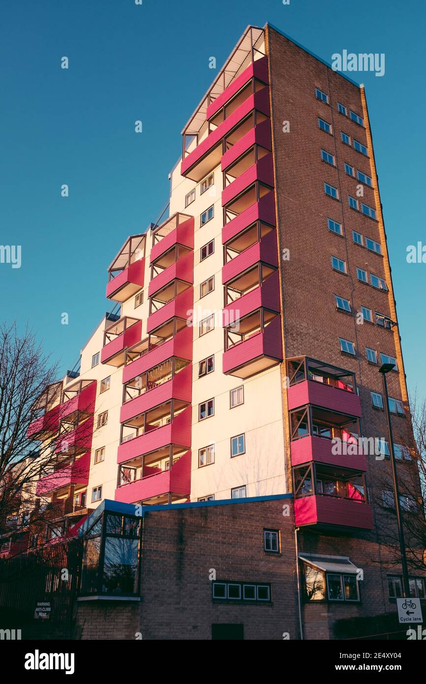 The Byker Wall, Newcastle upon Tyne Banque D'Images