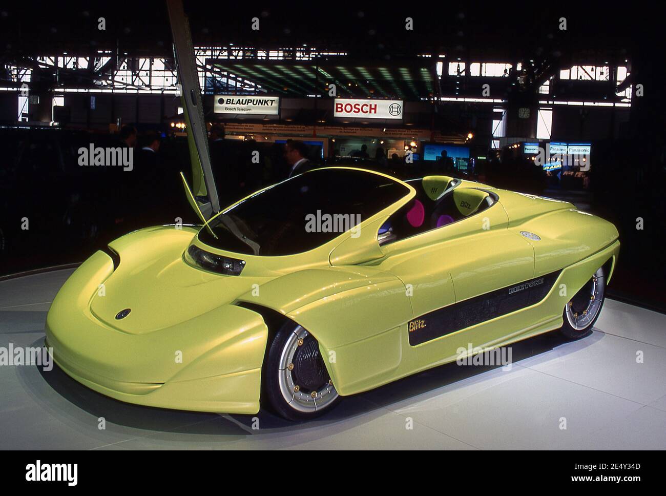 Bertone Blitz concept car au salon de l'automobile de Genève 1992 Banque D'Images