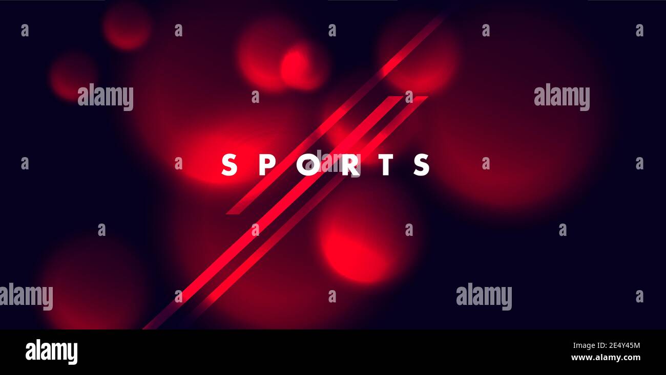 Composition dynamique pour le sport couverture de magazin ou club de fitness ou affiche publicitaire de la concurrence avec des nuages rouges de poussière et droit lignes Illustration de Vecteur