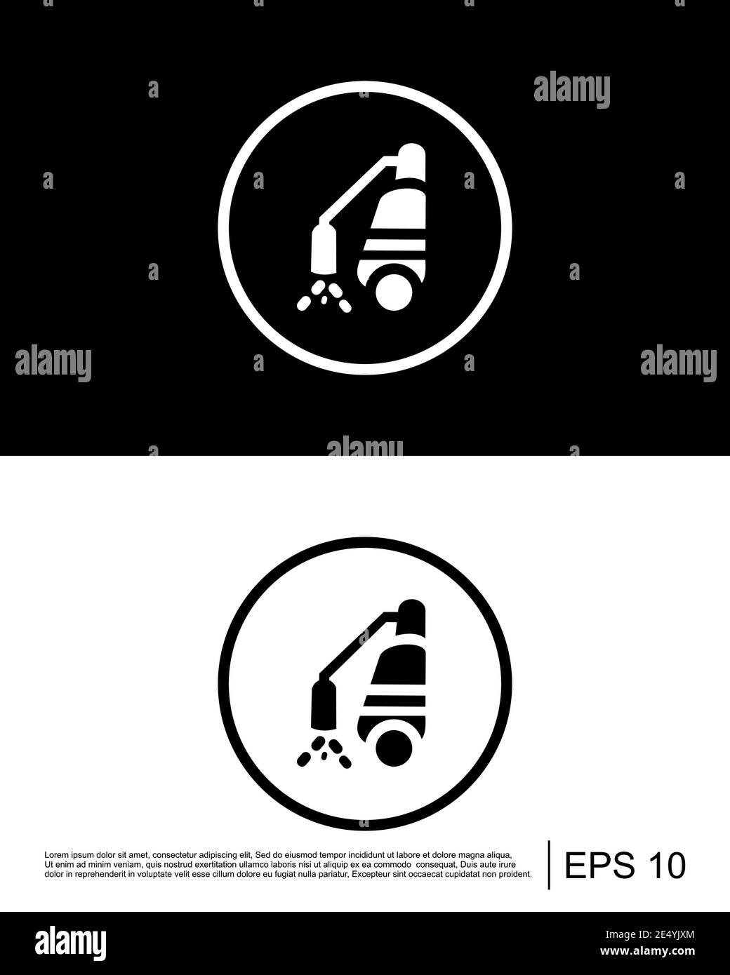 Arroseur de jardin, arrosage intelligent, arroseur de pulvérisation, tête d'arroseur, icône d'irrigation de l'eau Illustration de Vecteur