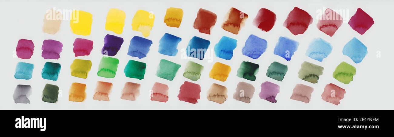 Fond aquarelle peint à la main Banque D'Images