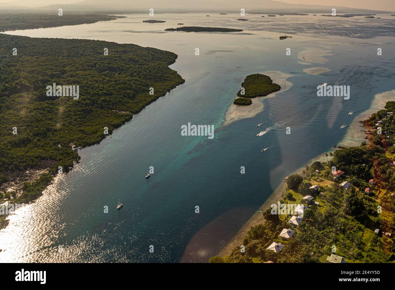 Détroit de Buka, Bougainville, Papouasie-Nouvelle-Guinée Banque D'Images
