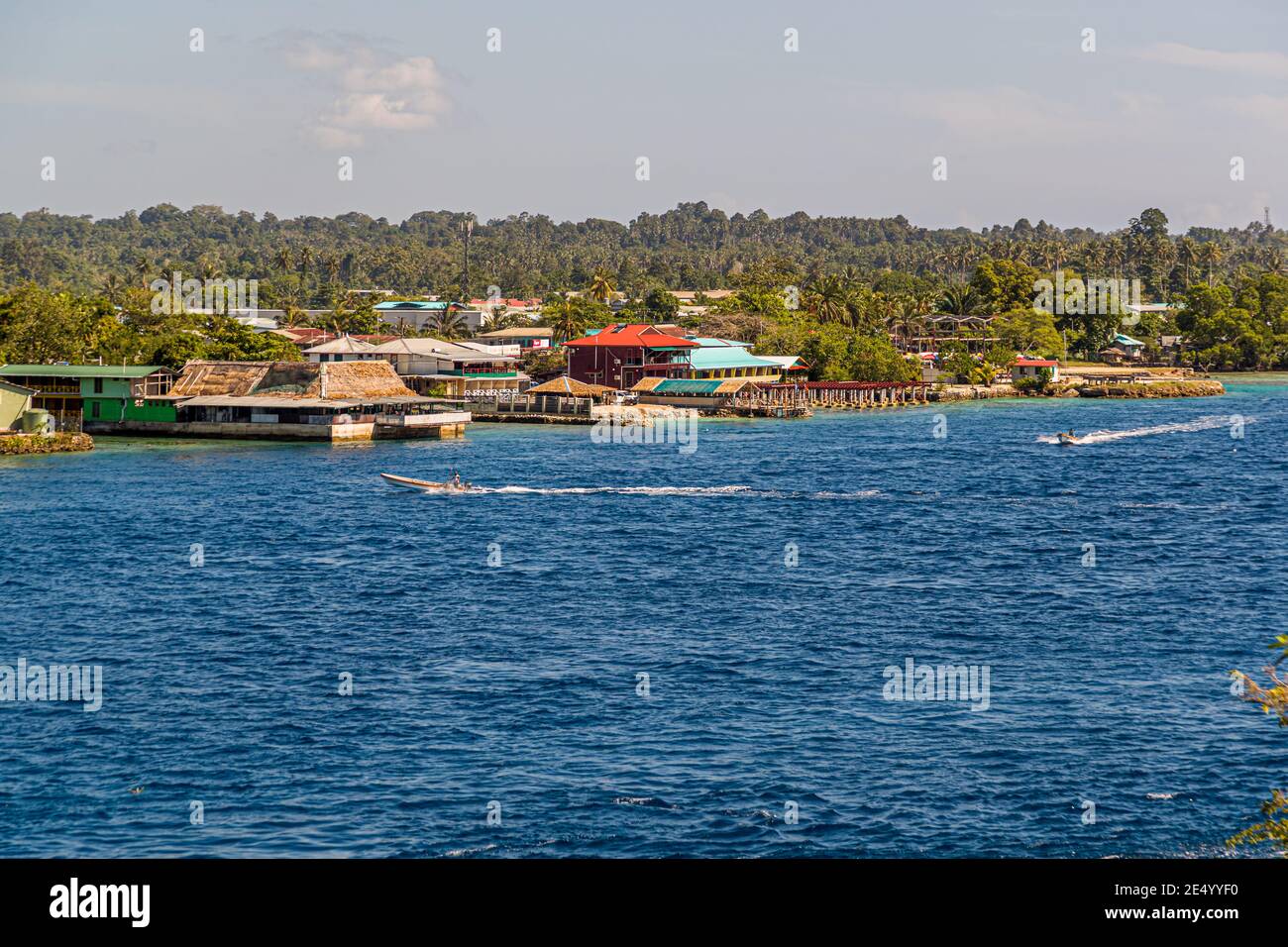 Le détroit de Buka, Bougainville, Papouasie-Nouvelle-Guinée Banque D'Images