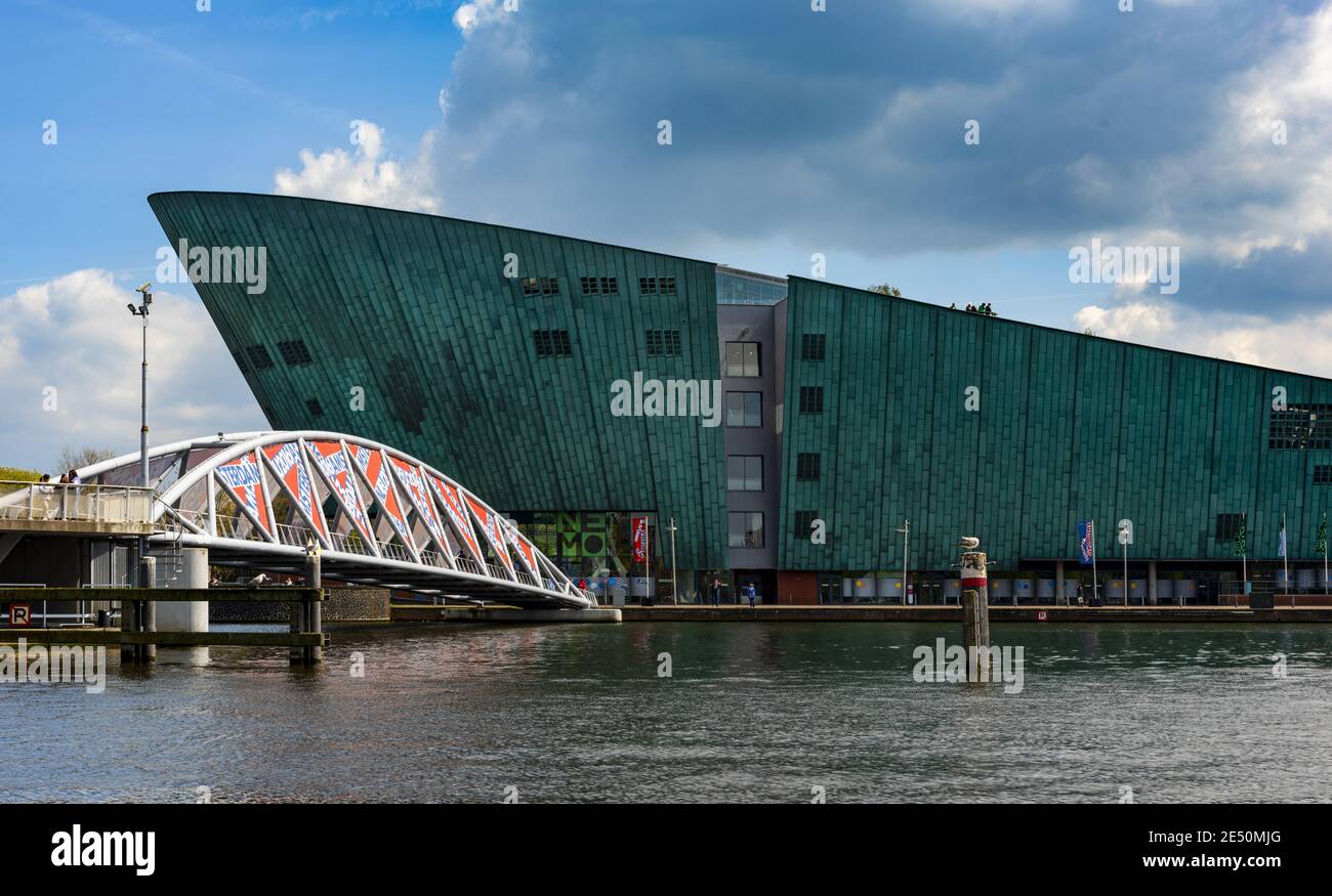 MUSÉE DES sciences NEMO à Amsterdam Banque D'Images