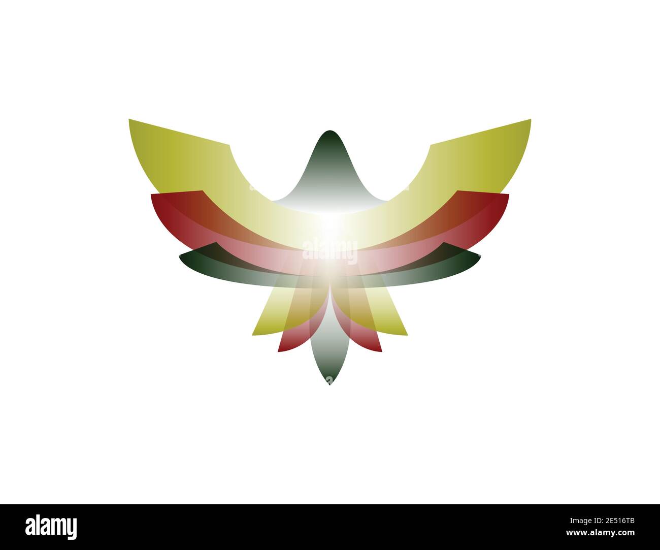 Aigle vectoriel en dégradé. Art numérique Illustration de Vecteur Aigle vectoriel en dégradé. Art numérique Illustration de Vecteur