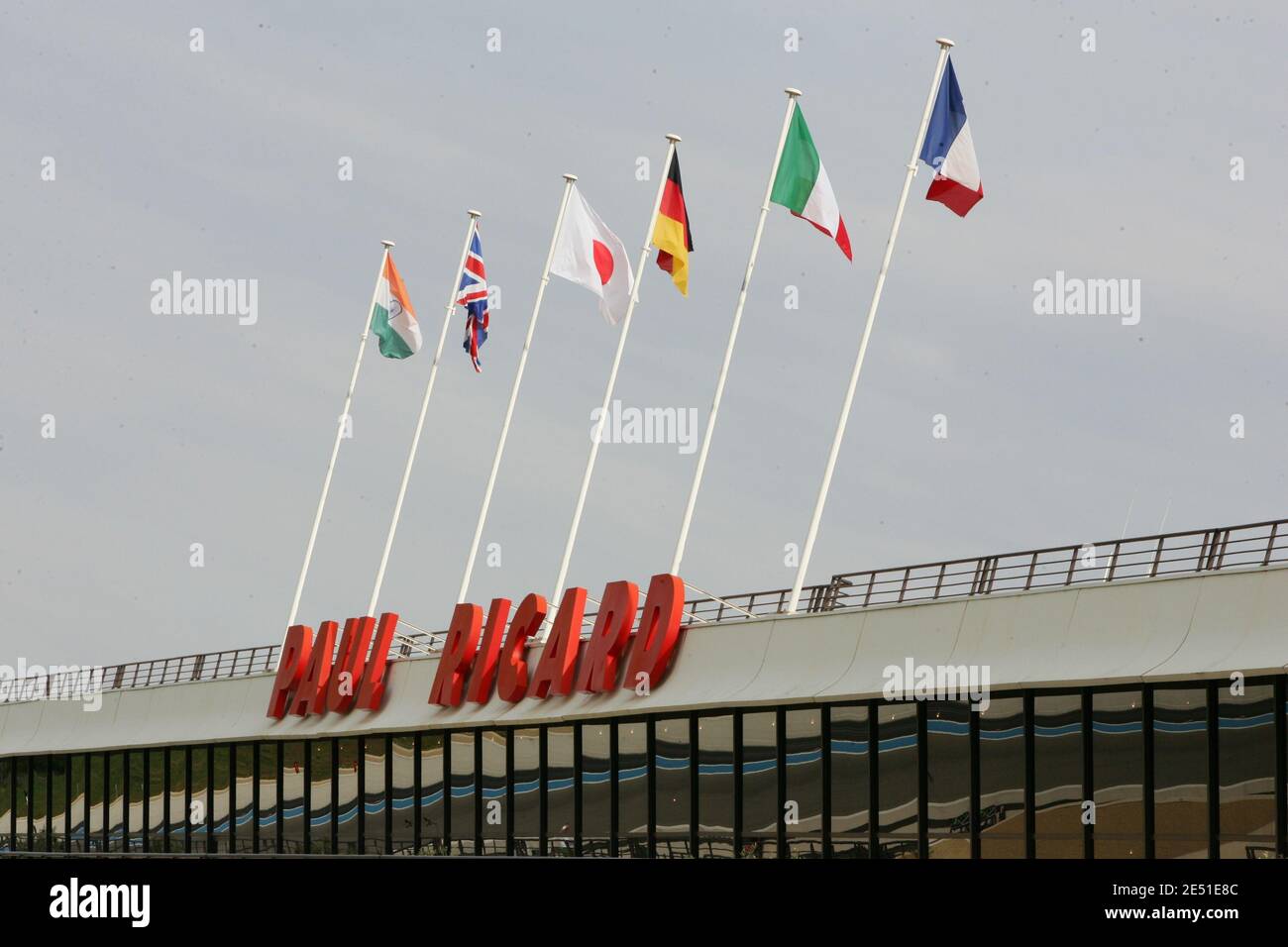 Circuit Paul Ricard au Castellet, près de Marseille, dans le sud de la France, le 15 mai 2008. Photo de Sébastien Boue/Cameleon/ABACAPRESS.COM Banque D'Images