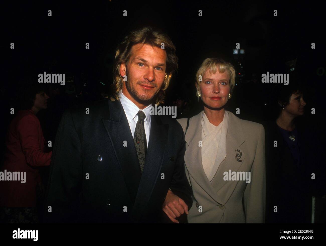 Patrick Swayze et sa femme Lisa Niemi crédit Ralph Dominguez/MediaPunch Photo Stock Alamy