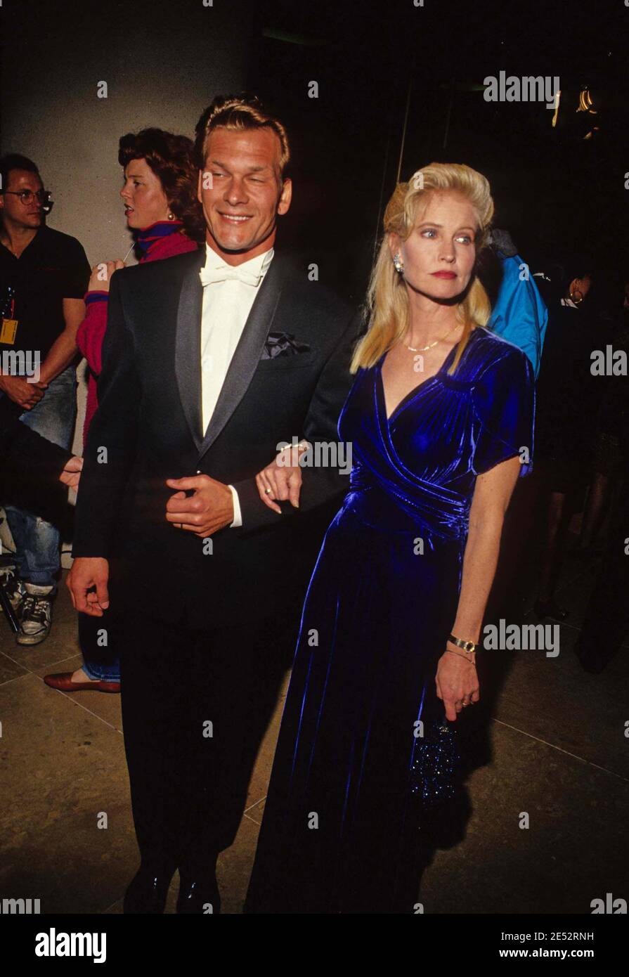 Patrick Swayze et sa femme Lisa Niemi crédit Ralph Dominguez/MediaPunch Photo Stock Alamy