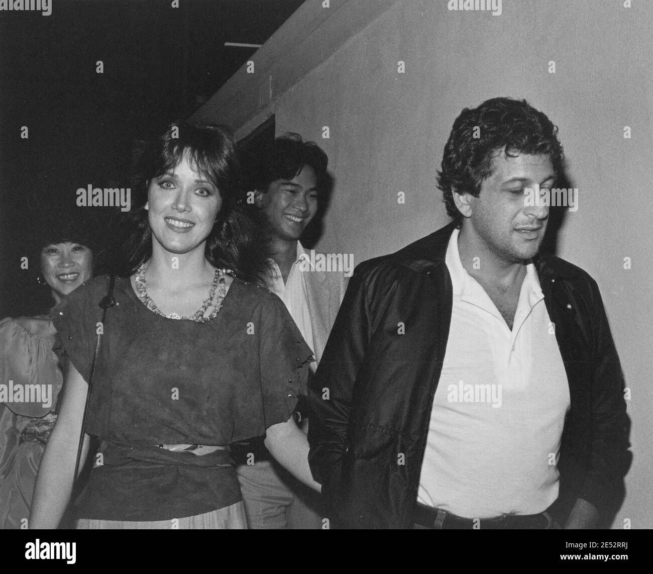 Tanya Roberts et son mari Barry Roberts à Spago's , à West Hollywood  crédit: Ralph Dominguez/MediaPunch Photo Stock - Alamy