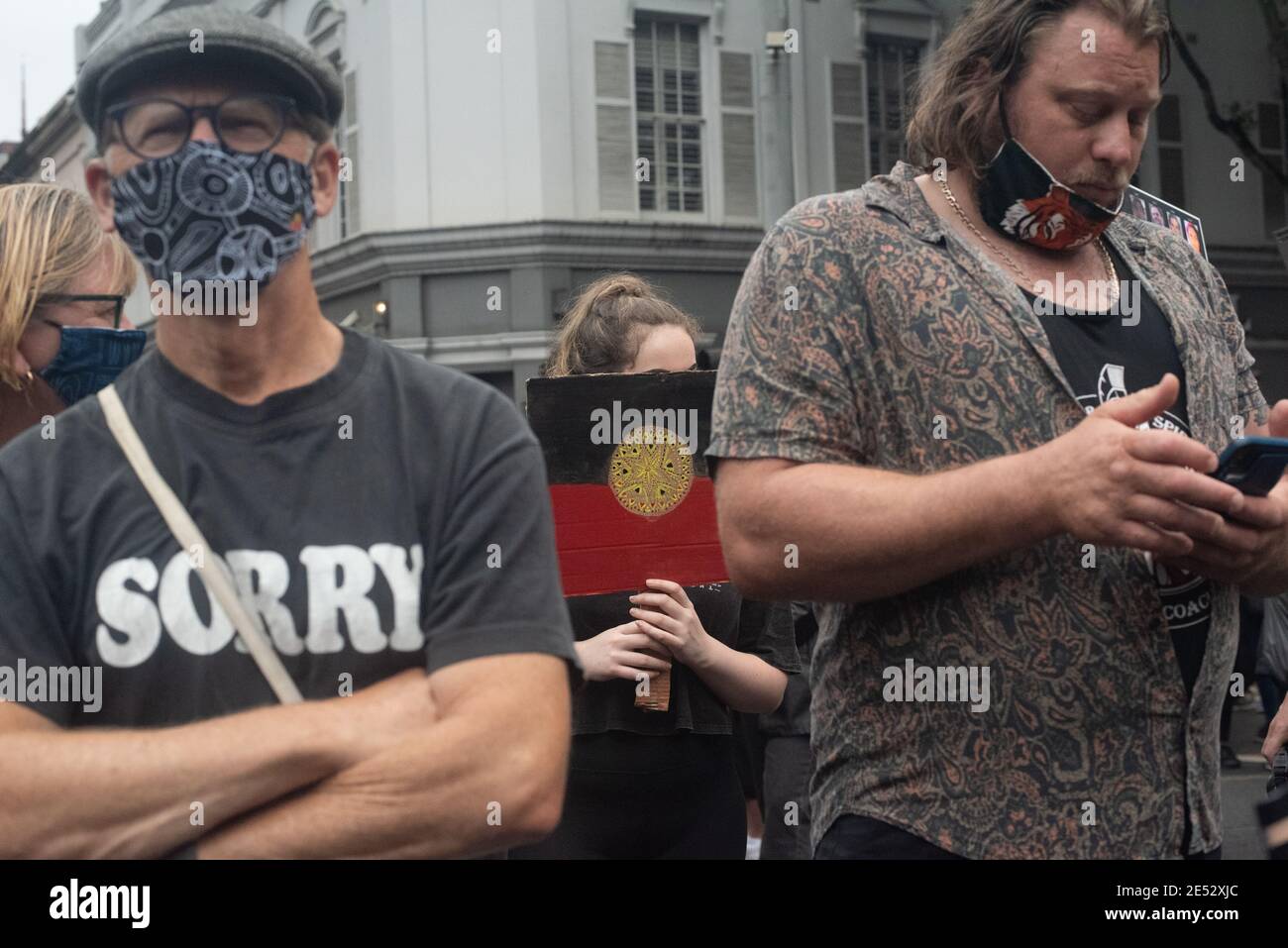 26 janvier 2021. Jour de l'invasion 2021. Melbourne, Victoria. Credit: Jay Kogler/Alay Live News Banque D'Images