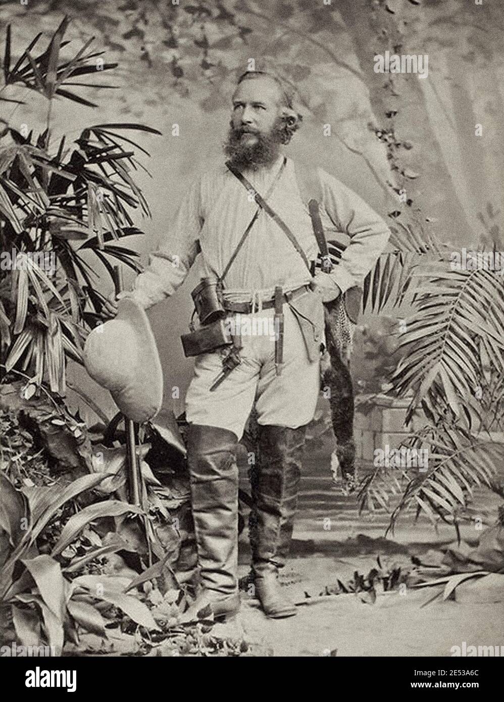 Ernst Heinrich Philipp August Haeckel (1834 – 1919) est un zoologiste, naturaliste et philosophe allemand. Auteur des termes Pithecanthropus et ecolog Banque D'Images