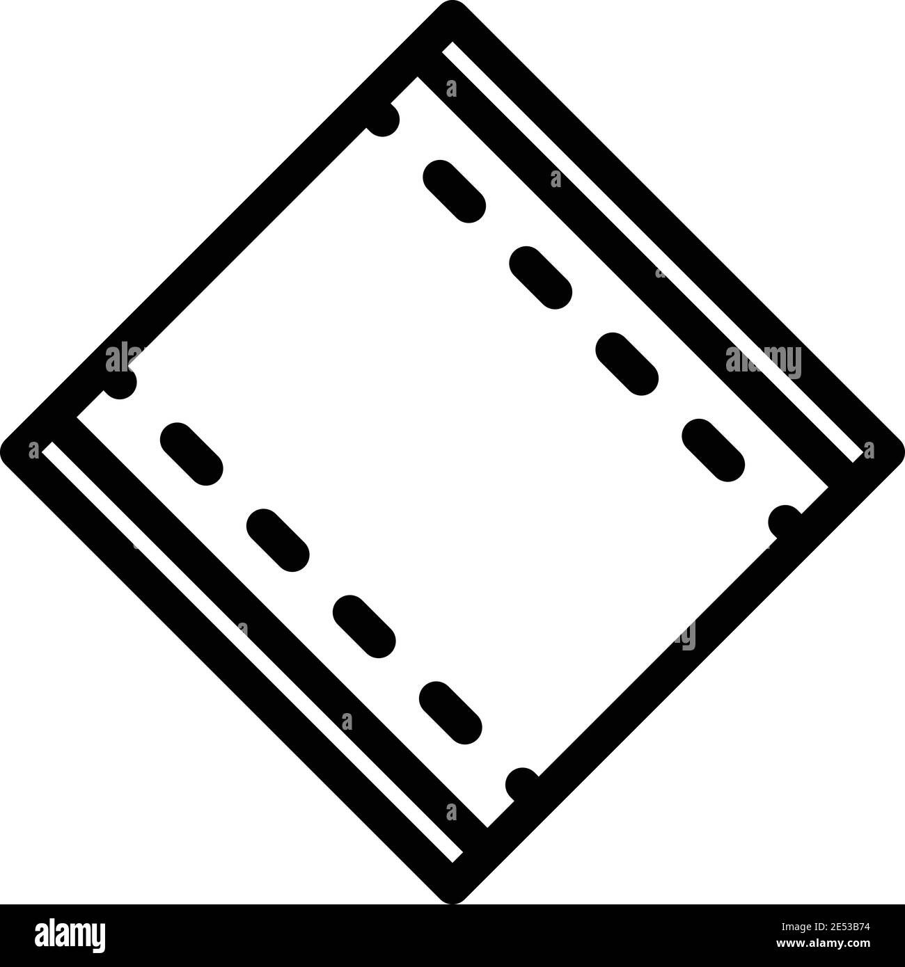 Icône de serviette en tissu. Outline textile naserviette vecteur icône pour la conception de Web isolé sur fond blanc Illustration de Vecteur