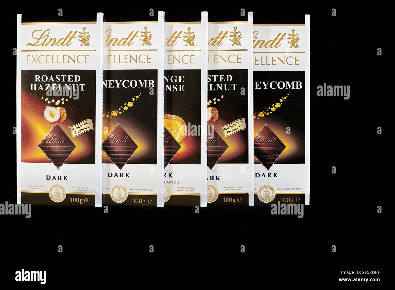 Chocolat Noir Lindt Banque D Image Et Photos Alamy