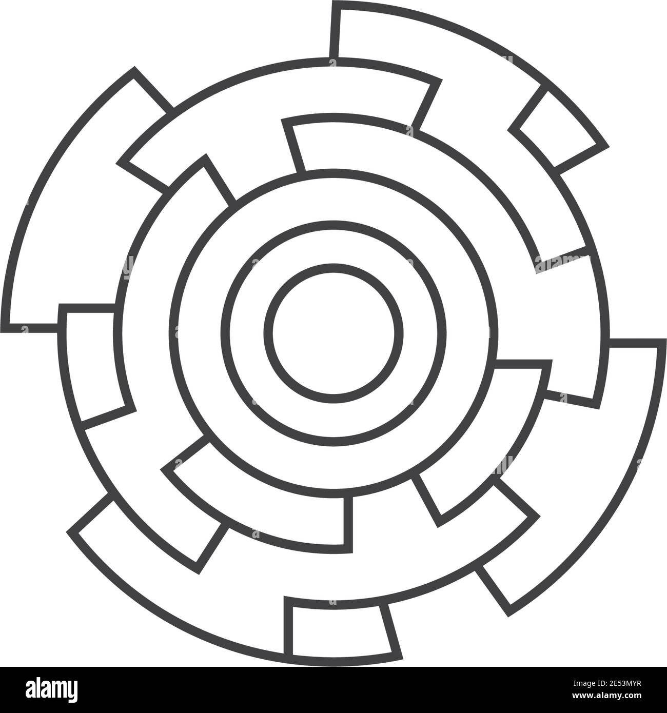 modèle de vecteur d'illustration de circuit Illustration de Vecteur