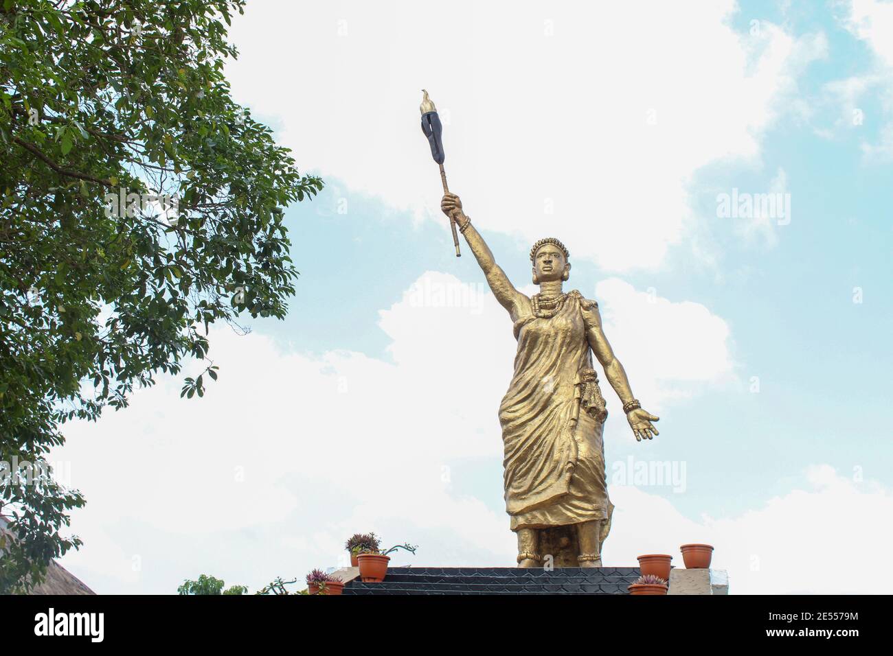 Moremi Ajasoro d'Ile-Ife, État d'Osun, Nigéria Banque D'Images