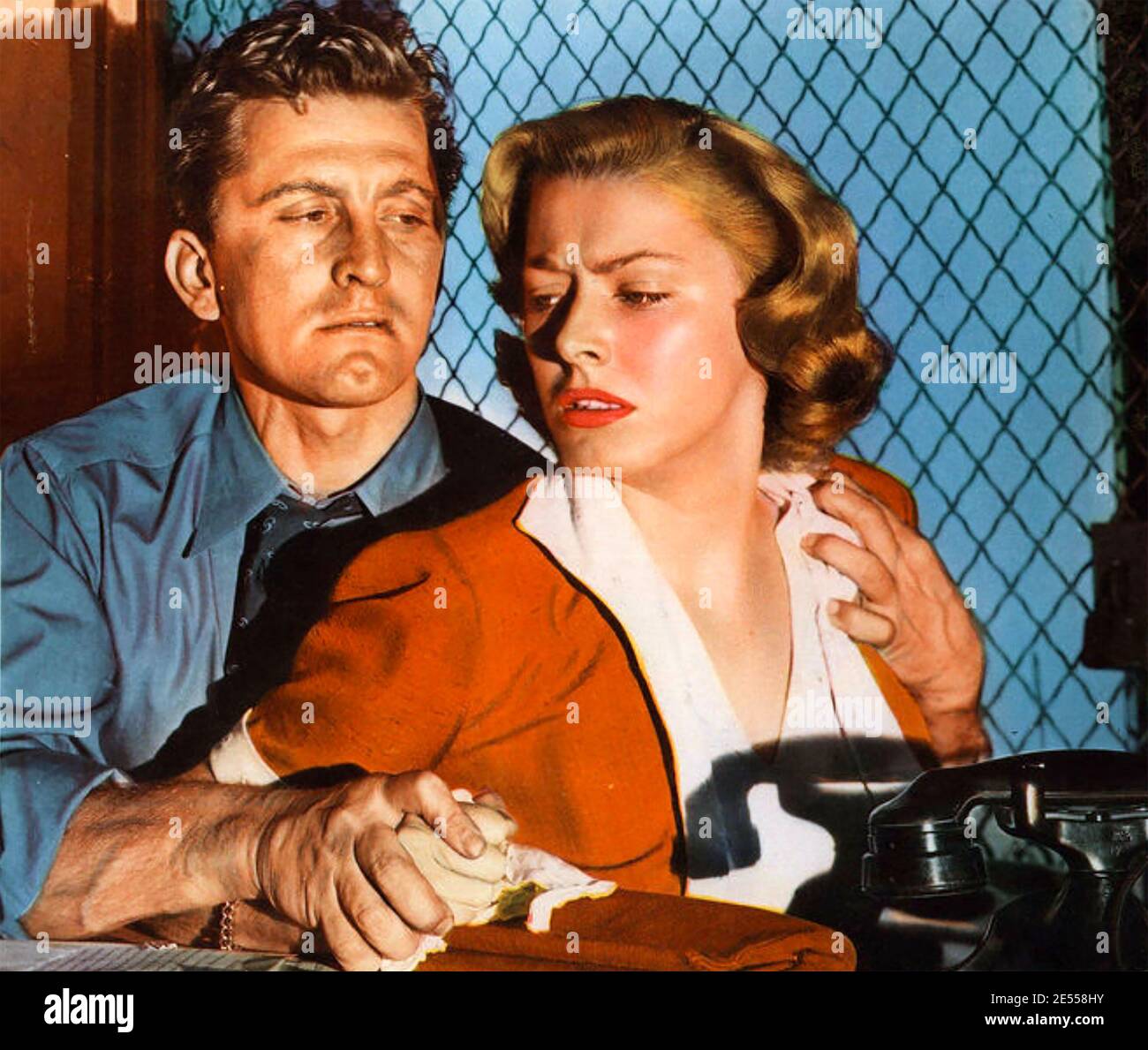 DETECTIVE STORY 1951 Paramount Pictures film avec Eleanor Parker and KIRK Douglas Banque D'Images