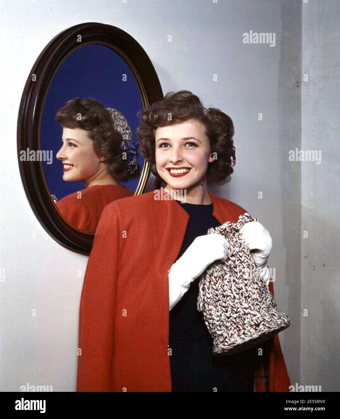 LALAINE DAY (1920-2007) actrice américaine de cinéma, radio et télévision commentateur à propos de 1945 Banque D'Images