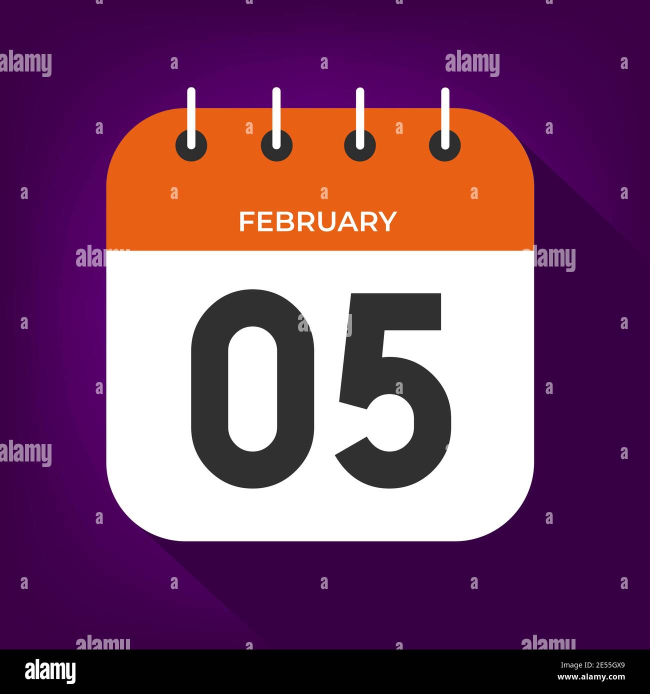 5 février Banque d'images vectorielles - Alamy