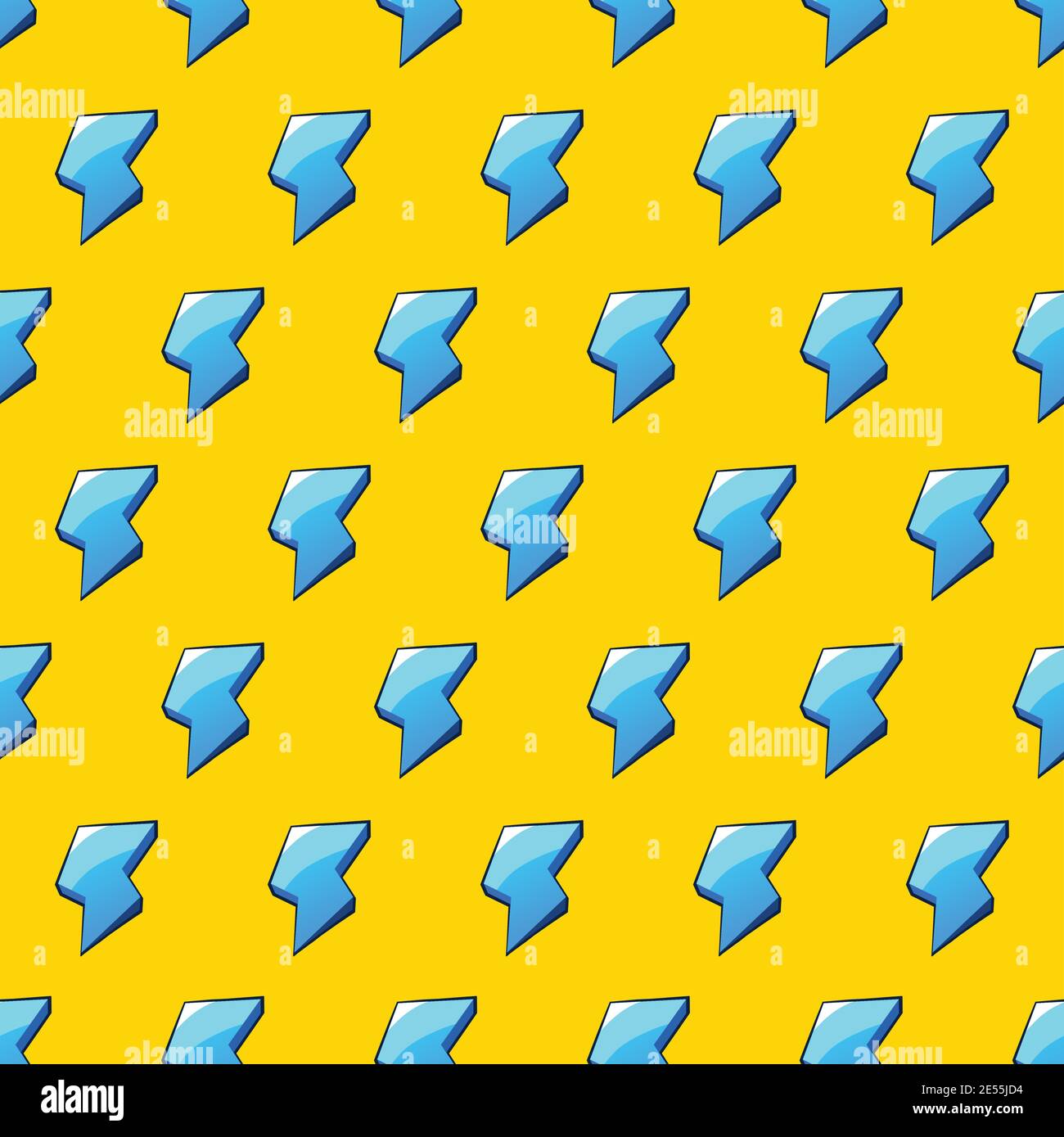 Motif vectoriel de style énergie électrique sans couture Illustration de Vecteur