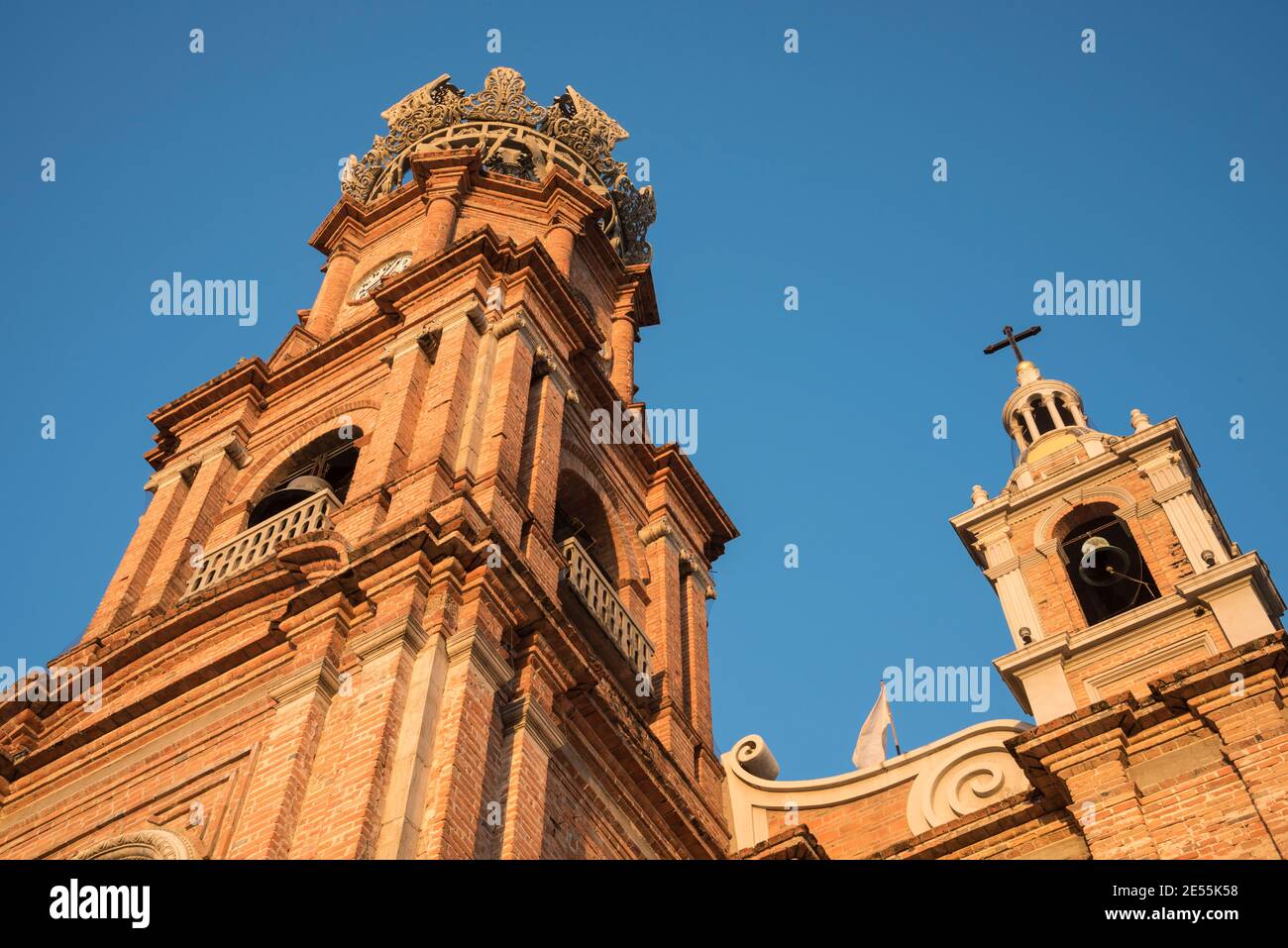 Eglise Notre Dame de Guadalupe à Puerto Vallarta, Jalisco, Mexique. Banque D'Images