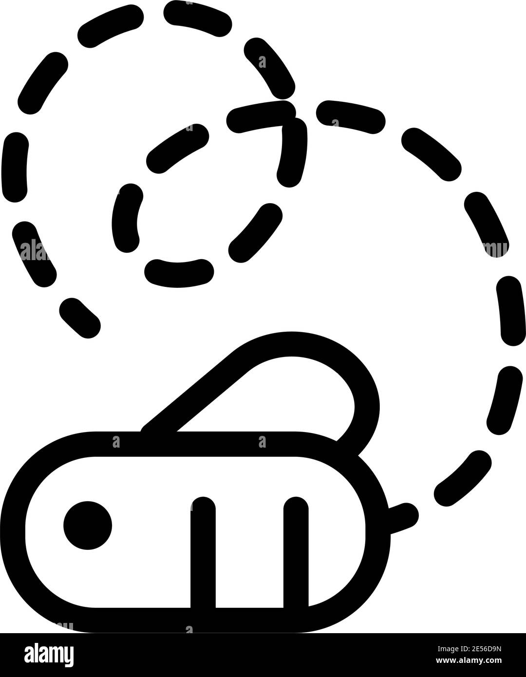 Icône ou logo de vecteur de couleur simple de l'abeille. Illustration de Vecteur