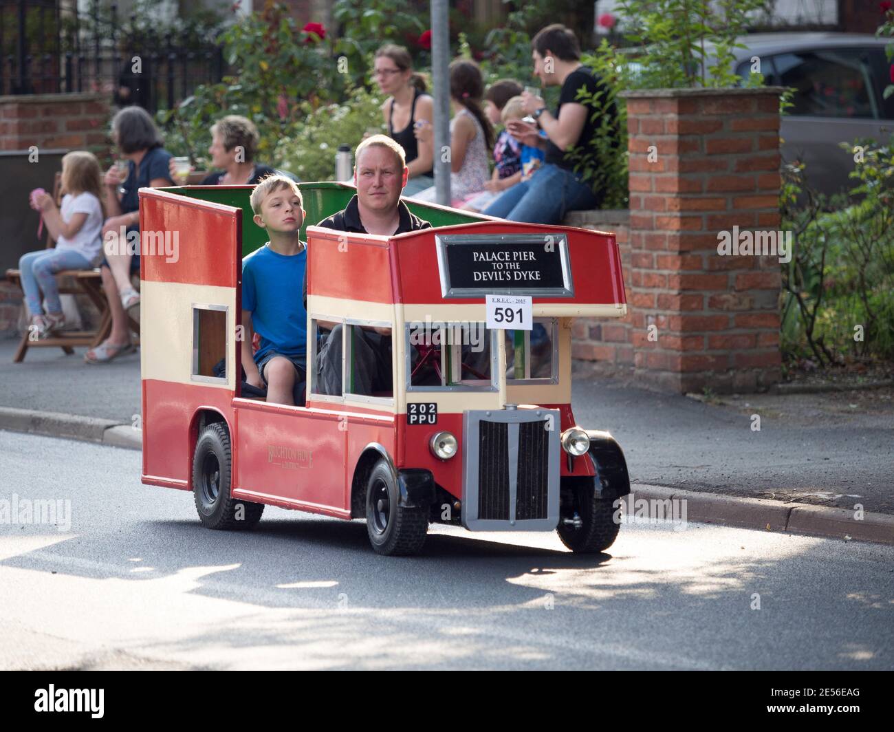 Participants au rallye à vapeur Driffield. Banque D'Images