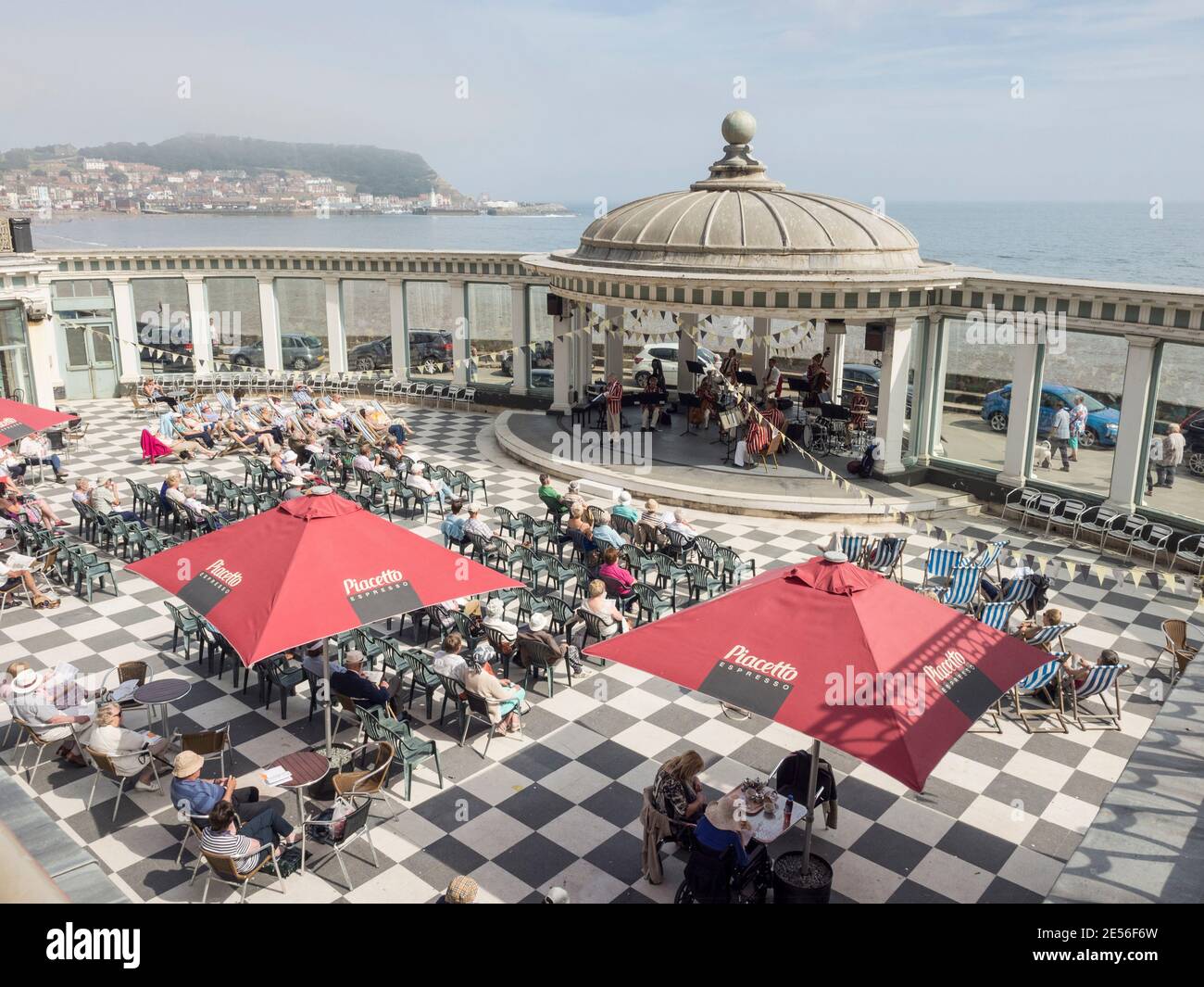 Scarborough Spa sur la côte du Yorkshire. Banque D'Images