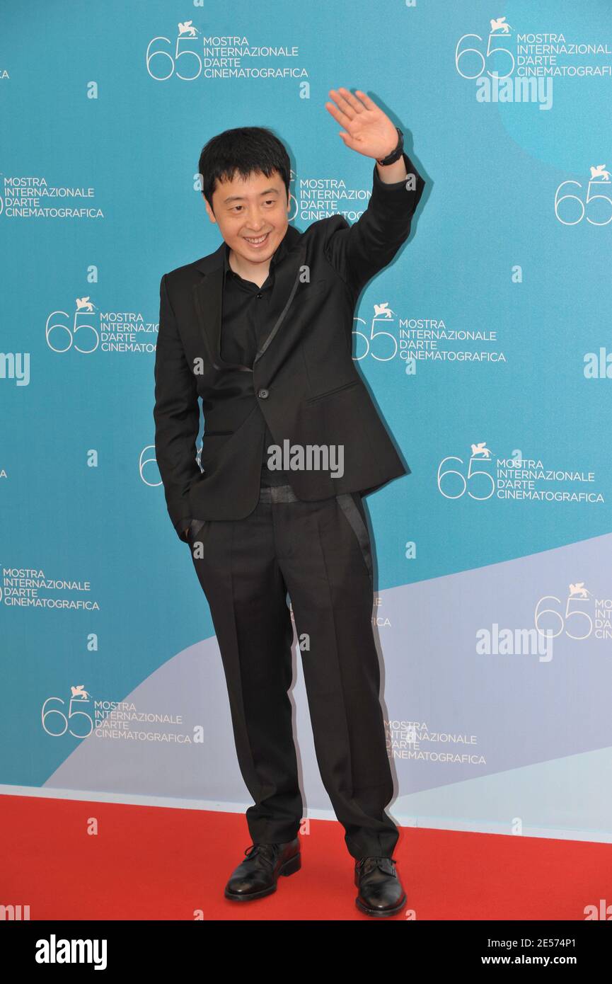 (R-L) Guo Xiaodong, l'actrice Zhao Tao, la réalisatrice Jia Zhang-Ke et l'actrice Hao Lei assistent à la séance photo Cry Me A River qui s'est tenue à la Piazzale del Casino, dans le cadre du 65e Festival du film de Venise qui s'est tenu à Venise, en Italie, le 29 août 2008. Photo de Thierry Orban/ABACAPRESS.COM Banque D'Images