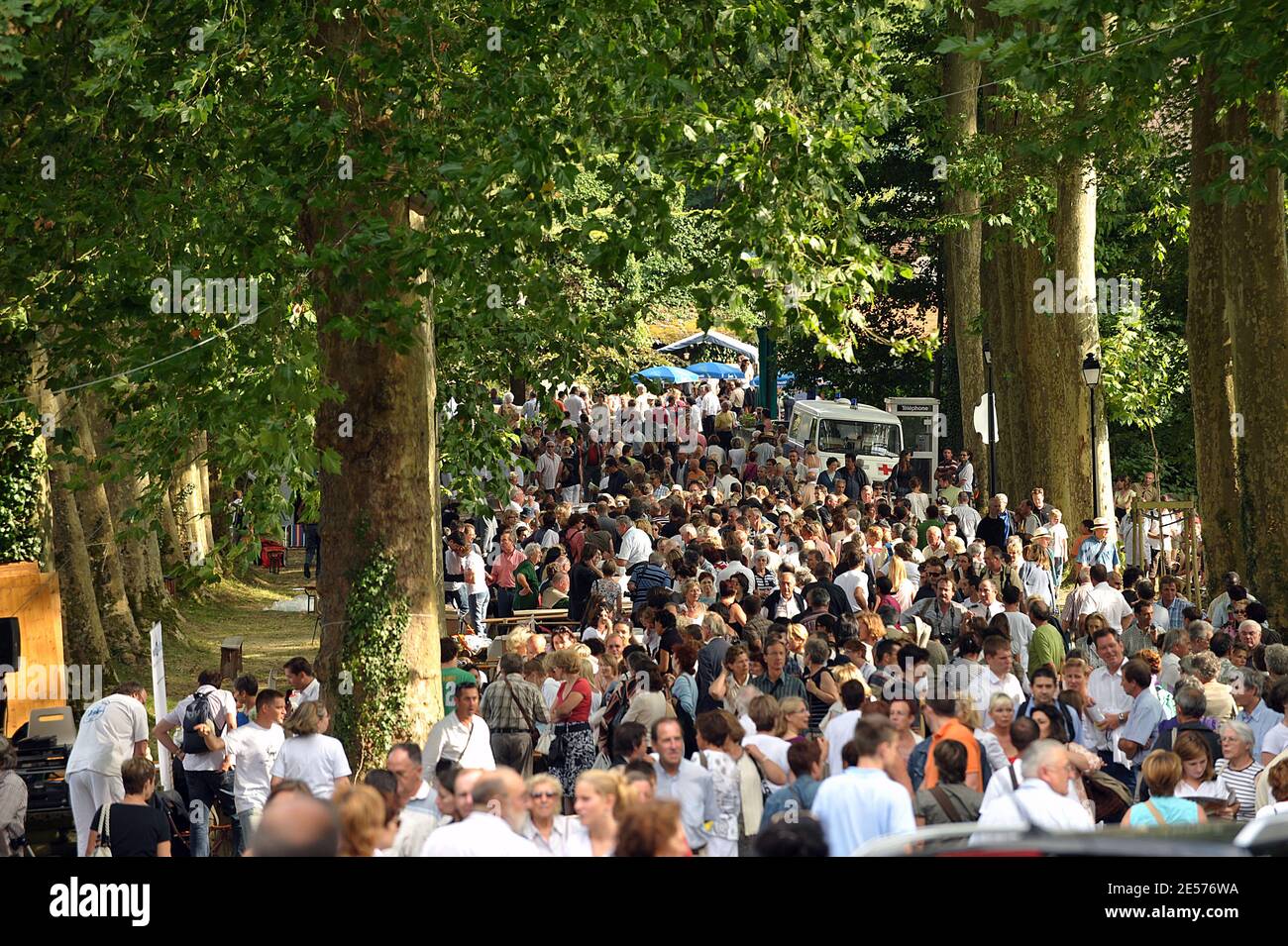 13e 'Foret des livres' à Chanceaux-pres-Loches, France, le 31 août 2008. Photo de Giancarlo Gorassini/ABACAPRESS.COM Banque D'Images