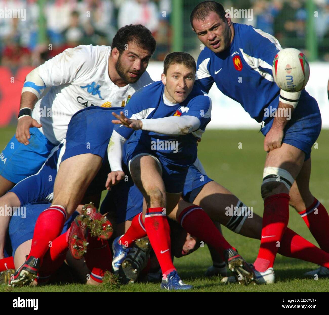 Six Nations rugby au Flamingo Stadium, Rome, Italie, 2/2/07 [[cal]]] Banque D'Images