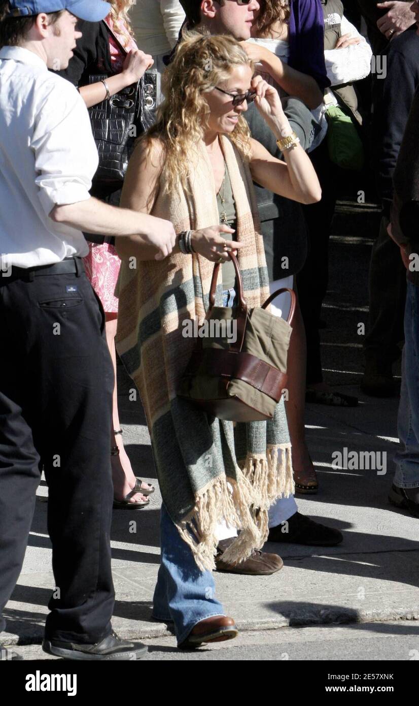 Sheryl Crow va à une fête pré-Oscars à Beverly Hills, ca. Comme un mexicain complet avec poncho. 2/24/07 [[rac ral]] Banque D'Images