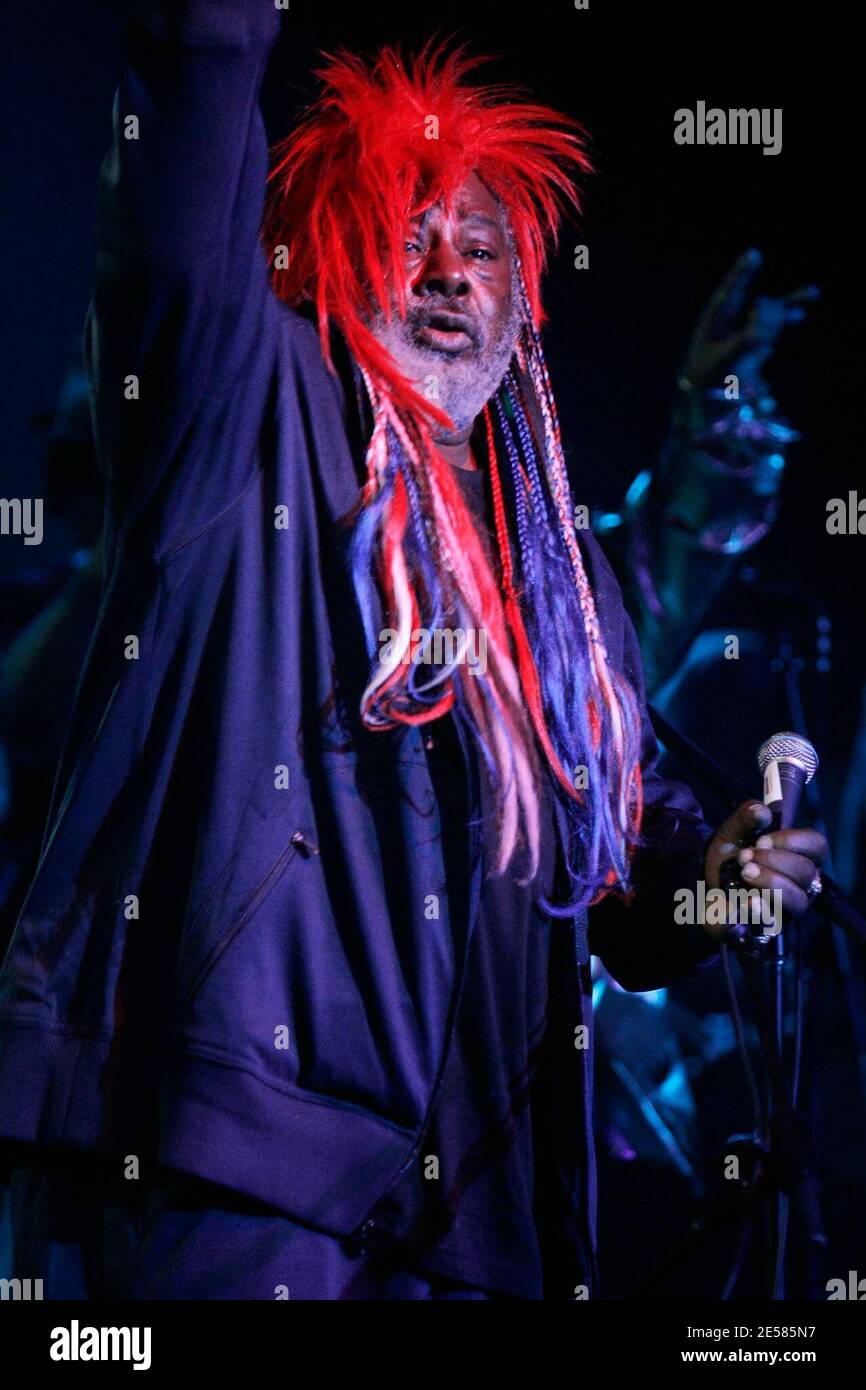 Le Parlaiment Funkadelic de George Clinton se produit en concert au Club Revolution, ft. Lauderdale, Floride, 5/17/07. [[fa]] Banque D'Images