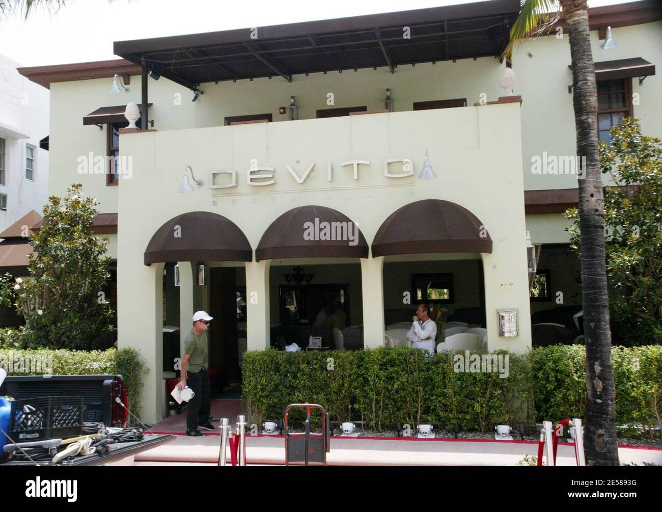 DeVito South Beach restaurant appartenant à la star de cinéma Danny Devito, Miami Beach, Floride 6/13/07. [[mab]] Banque D'Images