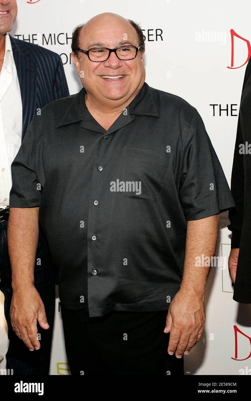 Danny DeVito, copropriétaire, arrive pour l'ouverture officielle du restaurant Devito South Beach. Miami Beach, Floride 6/13/07. DeVito South Beach Restaurant, Miami Beach FL. [[FAM]] Banque D'Images