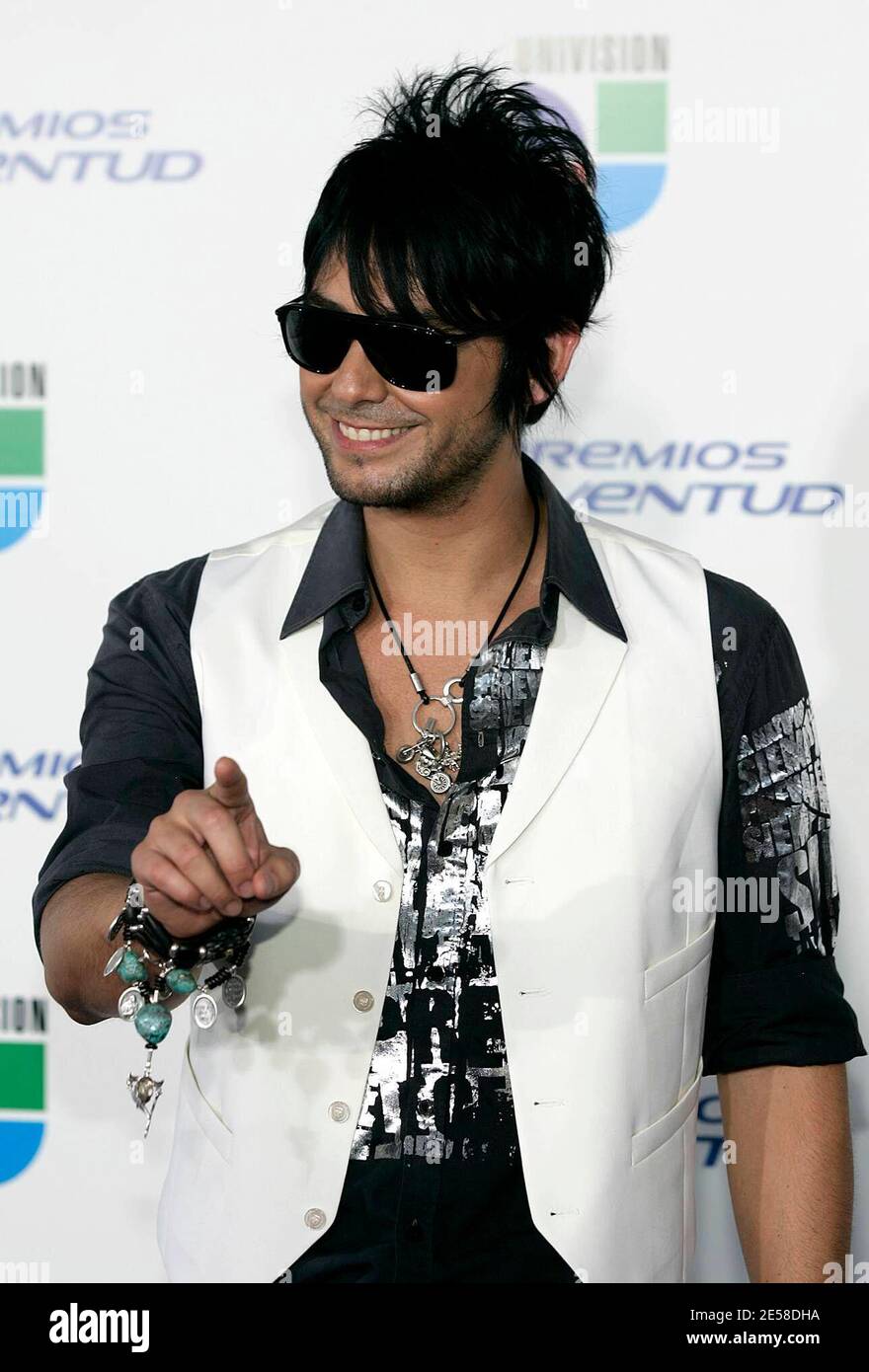 Beto Cuevas arrive pour les Premios Juventud Awards 2007 au BankUnited Center. Coral Gables, Floride 7/19/07. [[fa]] Banque D'Images