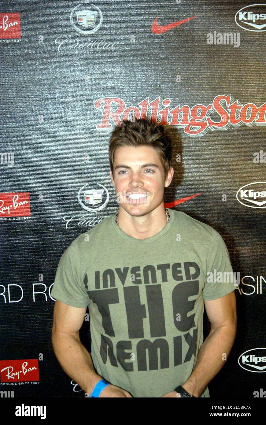 Josh Henderson Assiste Au 40eme Anniversaire De Rolling Stone Bash Avec Une Fete Privee Et Une Performance De Kanye West Au Joint Hard Rock Cafe Las Vegas Nevada 9 8 07 Cai Photo Stock