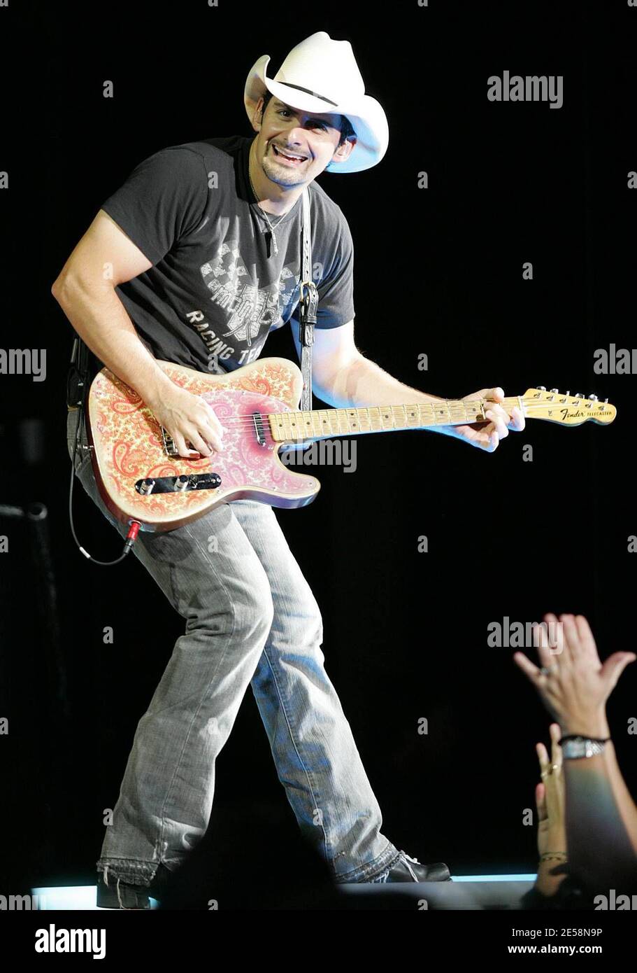 Brad Paisley se produit en concert à l'amphithéâtre Sound Advice. West Palm Beach, Floride 9/22/07. [[fa]] Banque D'Images