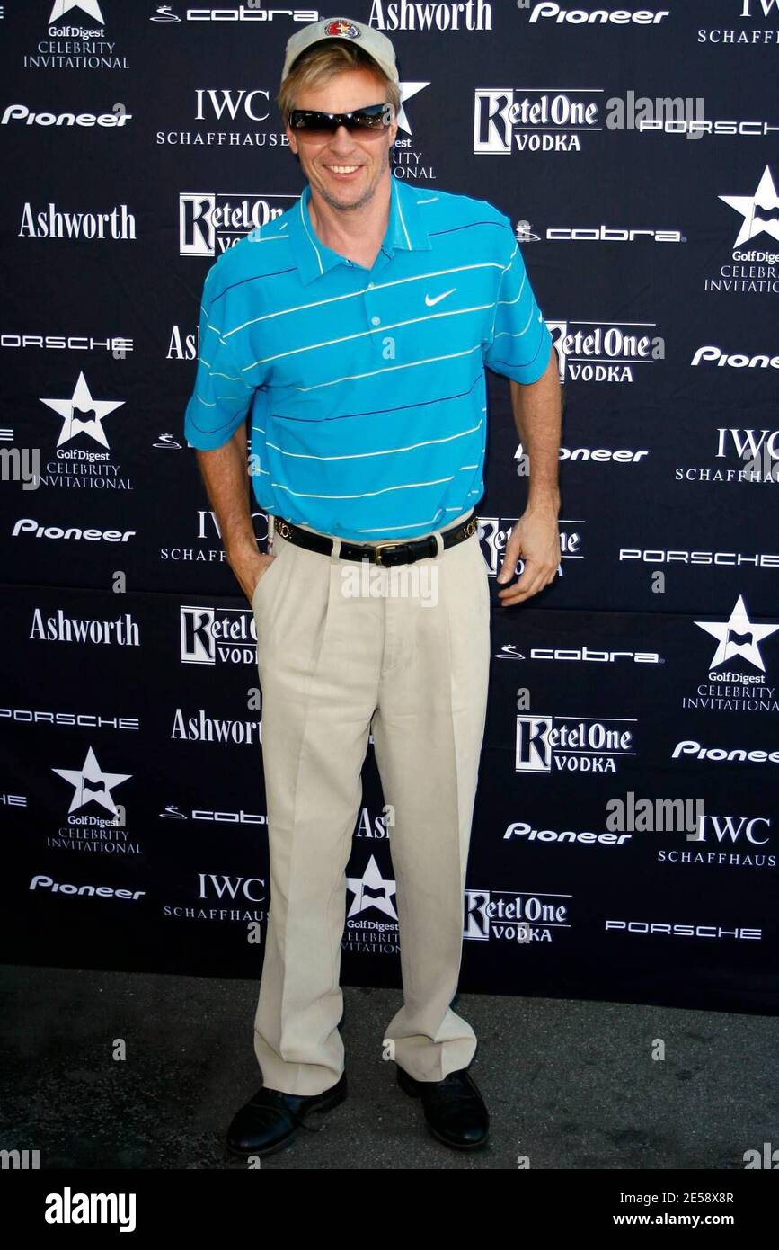 Jack Wagner se prépare à jouer dans le Golf Digest Invitational pour soutenir la prostate cancer Foundation au Lakeside Country Club. Los Angeles, Californie. 11/12/2007. [[laj]] Banque D'Images