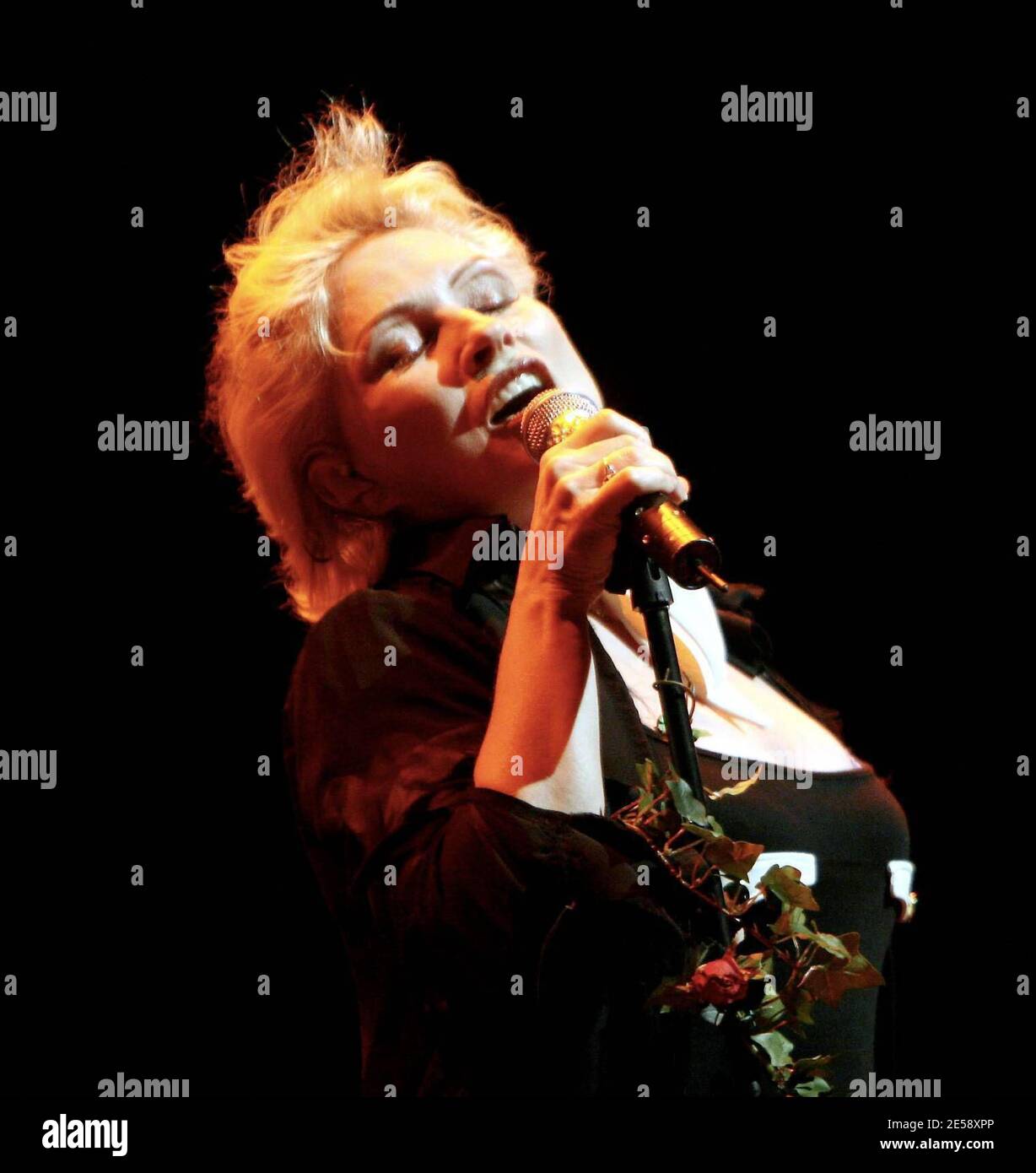 Debbie Harry, originaire de South Beach, se produit en concert et est toujours en bonne position à l'âge de 62 ans. Le Fillmore Miami Beach au Jackie Gleason Theatre. Miami, Floride. 11/16/07. [[fal]] Banque D'Images