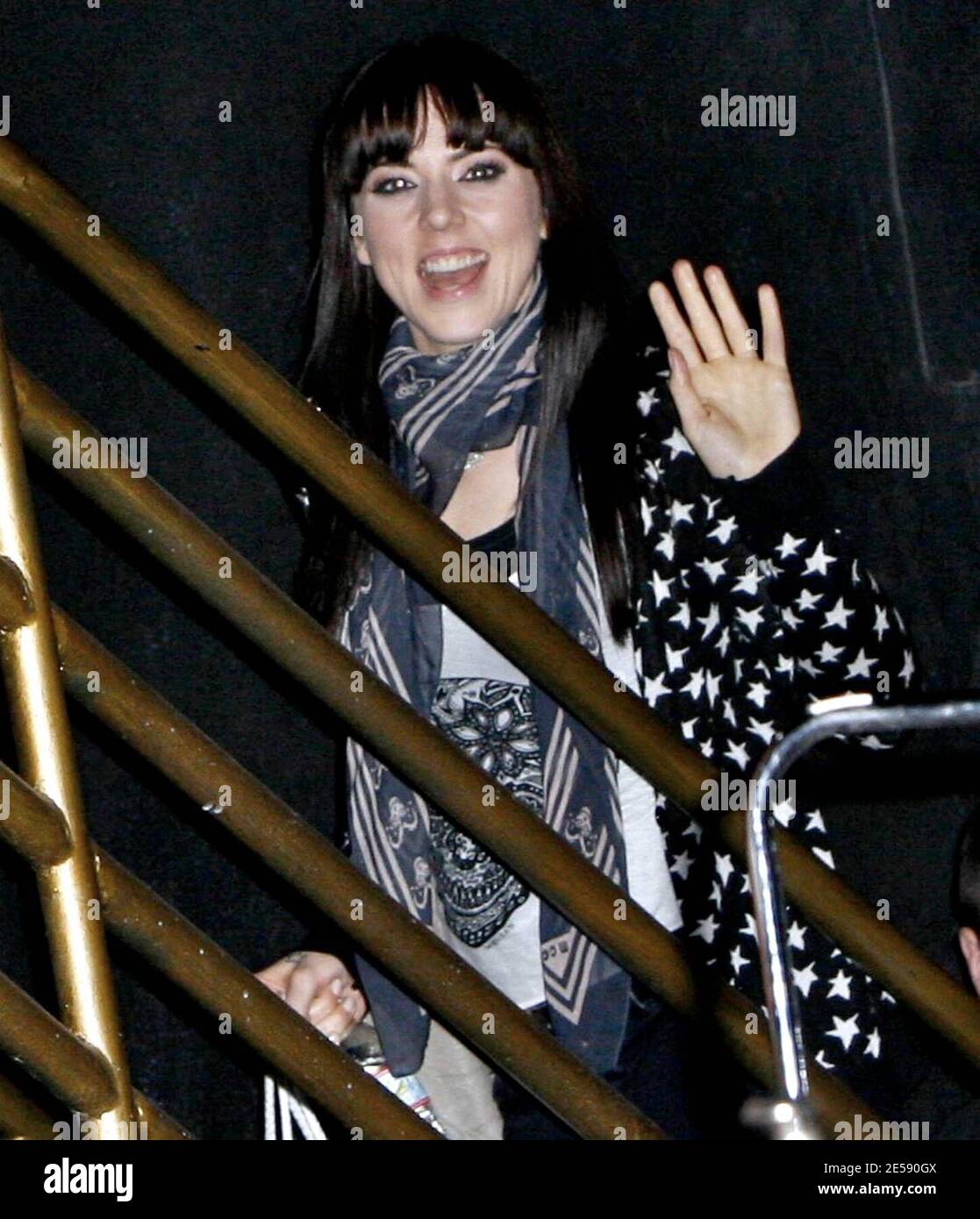 Exclusif !! Spice Girl, Melanie C. aka Sporty Spice, arrive pour son spectacle complet en solo à la Mint à Los Angeles, en Californie. 12/6/07. [[laj]] Banque D'Images