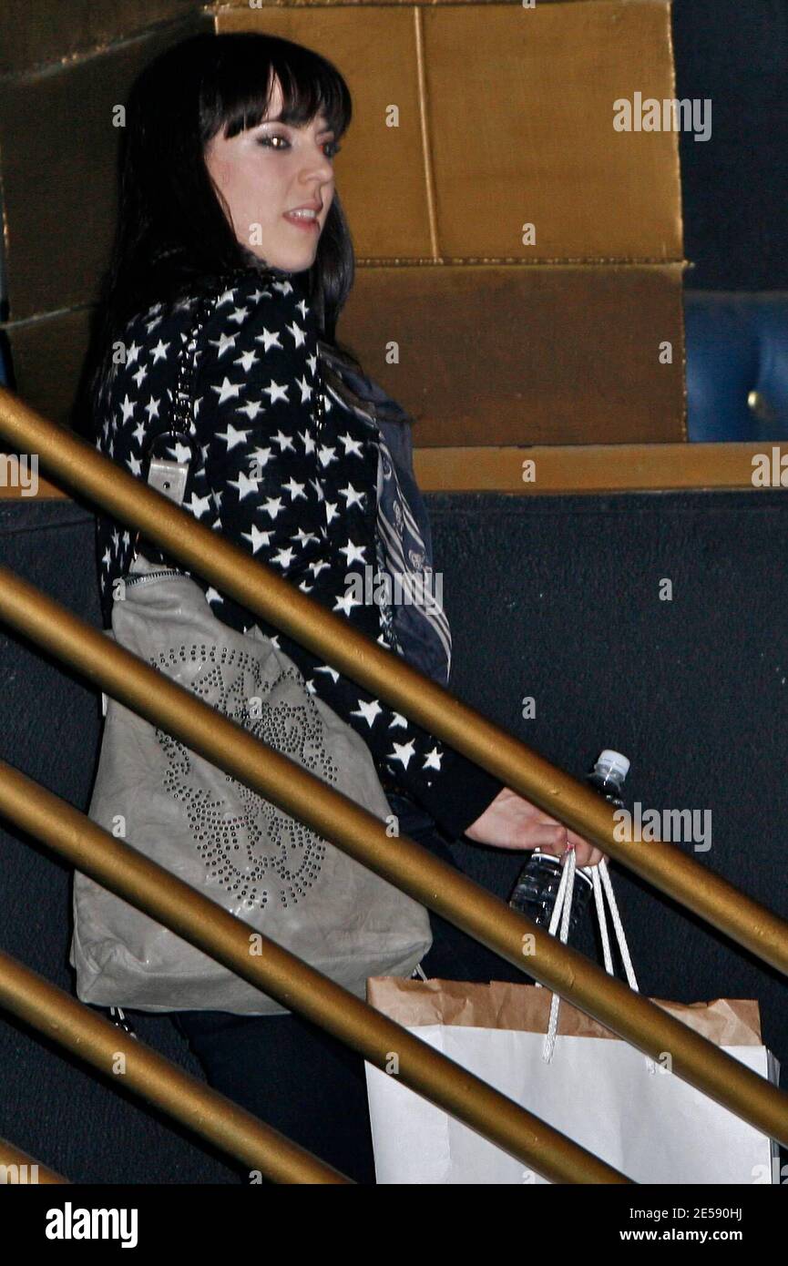 Exclusif !! Spice Girl, Melanie C. aka Sporty Spice, arrive pour son spectacle complet en solo à la Mint à Los Angeles, en Californie. 12/6/07. [[laj]] Banque D'Images