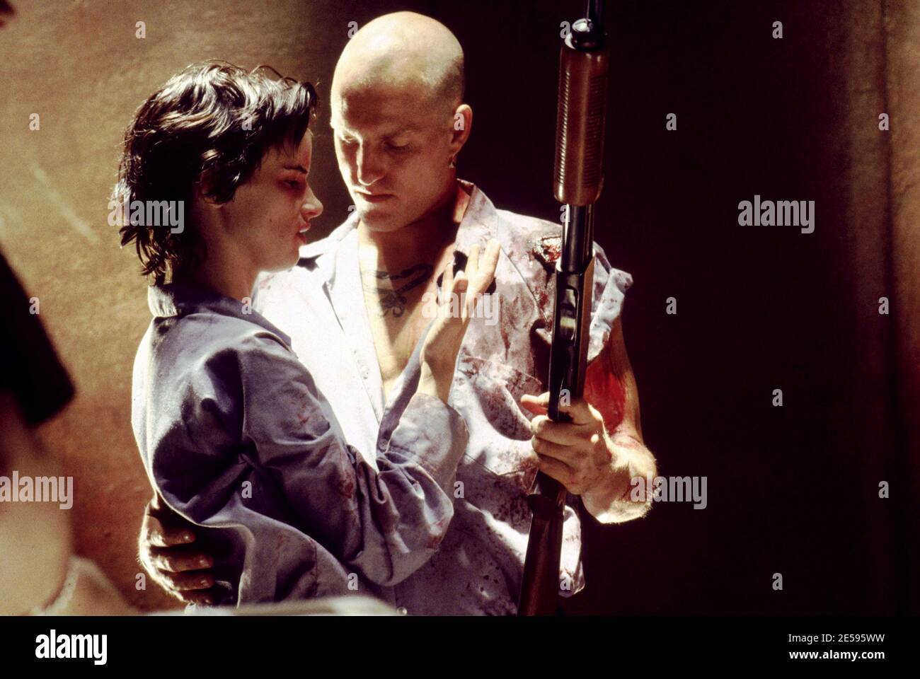 Juliette Lewis, Woody Harrelson, « Natural Born Killers » (1994) Warner Bros. / référence du dossier # 34082-325THA Banque D'Images