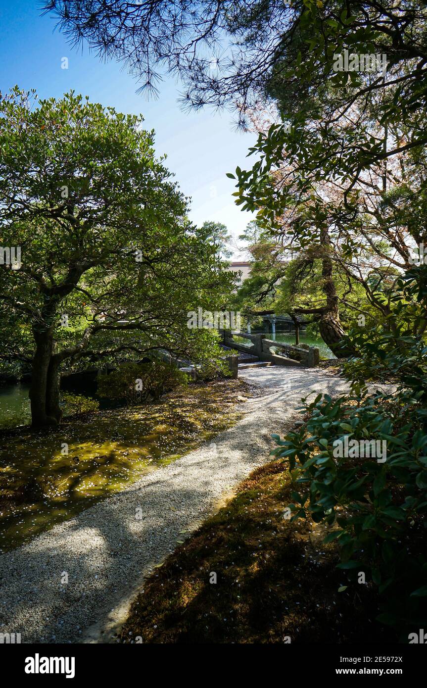 Jardin japonais Banque D'Images