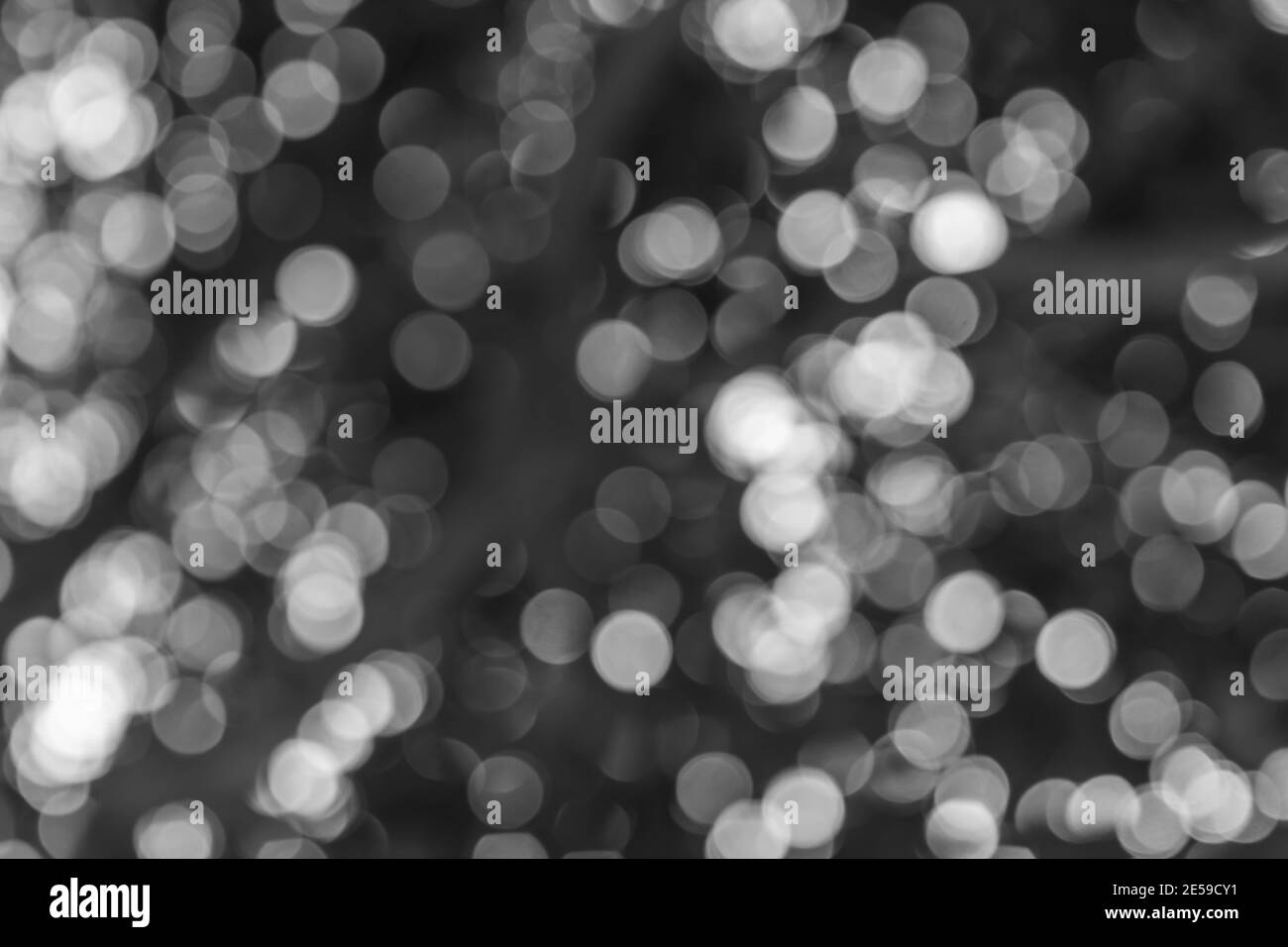 Arrière-plan bokeh coloré, tours de Noël Banque D'Images