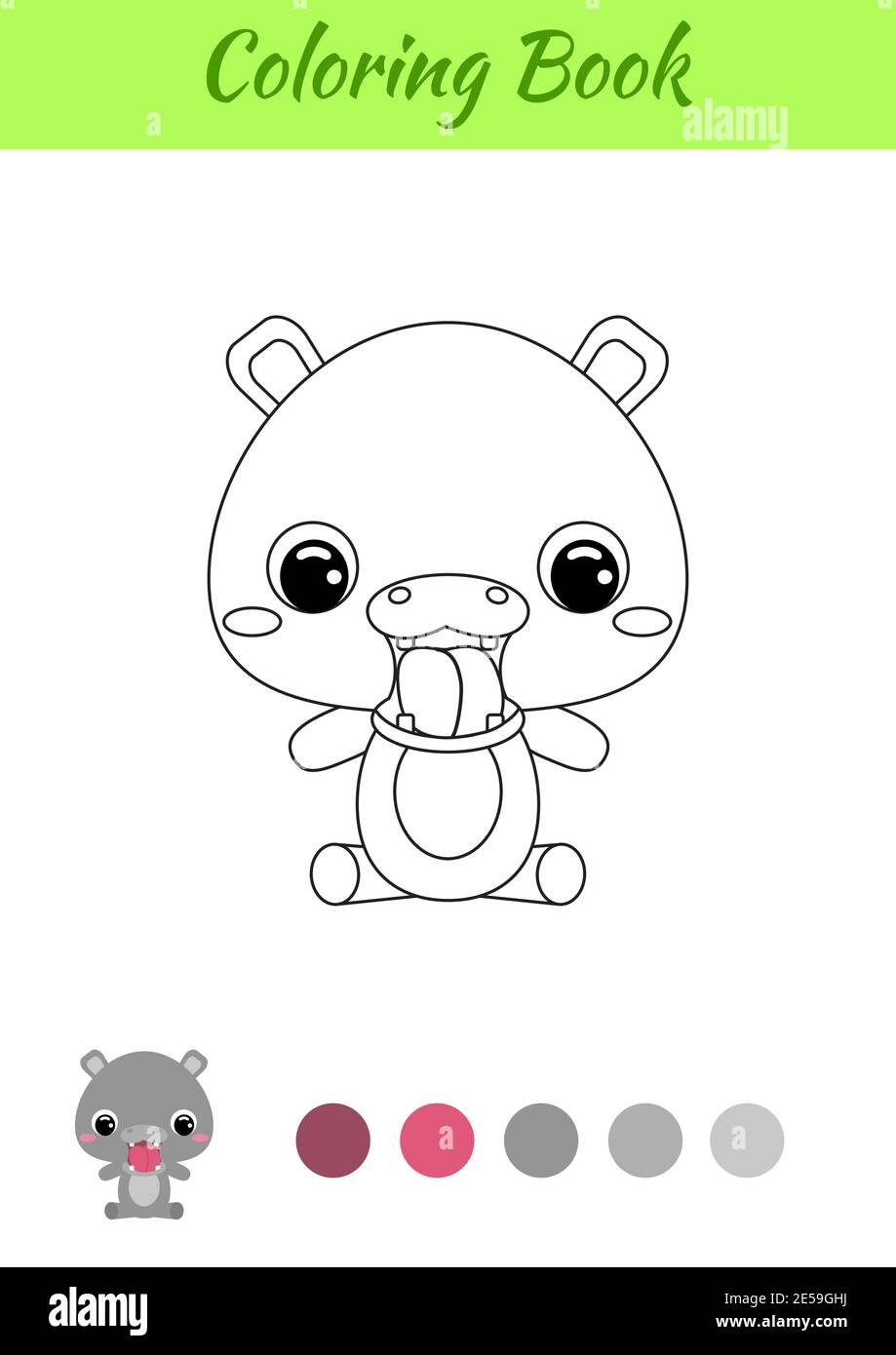 Livre De Coloriage Petit Bebe Hippo Assis Page De Coloriage Pour Enfants Activite Educative Pour Les Enfants D Age Prescolaire Et Les Tout Petits Avec Un Animal Mignon Noir An Image Vectorielle Stock Livre De Coloriage Petit Bebe Hippo Assis Page De Coloriage Pour Enfants Activite Educative Pour Les Enfants D Age Prescolaire Et Les Tout Petits Avec Un Animal Mignon Noir An Image Vectorielle Stock