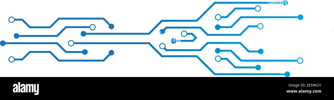 modèle de vecteur d'illustration de circuit Illustration de Vecteur
