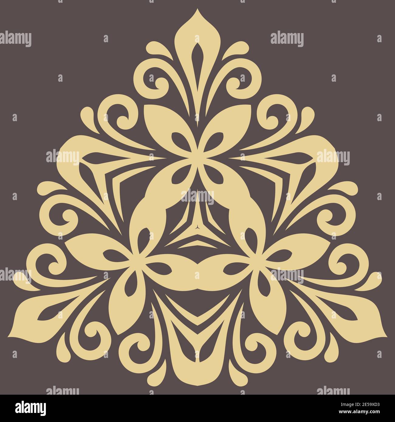 Élégante décoration vectorielle. Style classique Illustration de Vecteur