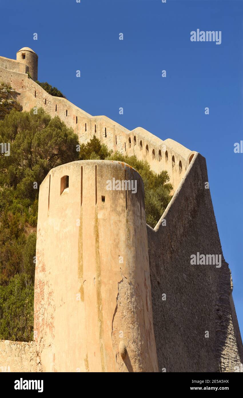 citadelle de Bonifacio, France, Corse, Bonifacio Banque D'Images